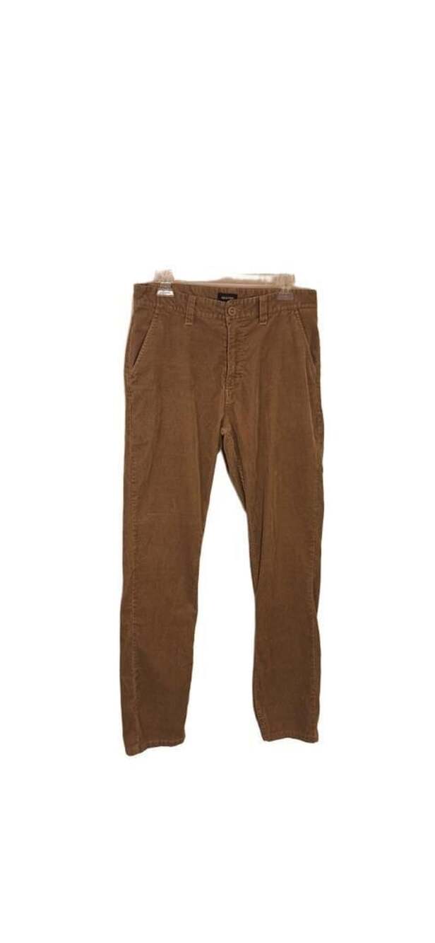 Brixton Choice Regular Fit Corduroy Pants Mens 32x32 Brown Skate Workwear - Picture 7 of 10